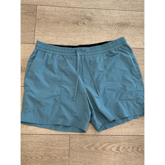 Lululemon Bowline 5” Ripstop Shorts Mens Size XXL Blue Athletic Casual Summer - Picture 1 of 8